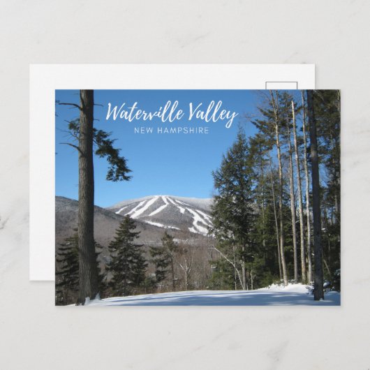 ウォータービルバレーニューハンプシャースキーリゾート ポストカード (正面/裏面)