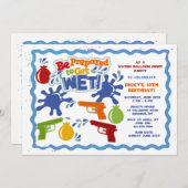 ウォーターファイト招待状 招待状 (正面/裏面)