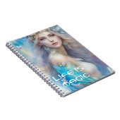 ウォーターフェアリーポートレートノート ノートブック (右側)