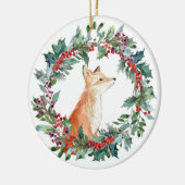 ウォーターフォックスのクリスマス セラミックオーナメント (左)