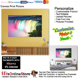 ウォーターフォルリラックスス自然ホームオフィス写真1 キャンバスプリント