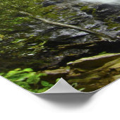 ウォーターフォル素晴らしスムキーマウンテン国立公園 ポスター (角)