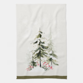 ウォーターフォレストのクリスマス キッチンタオル