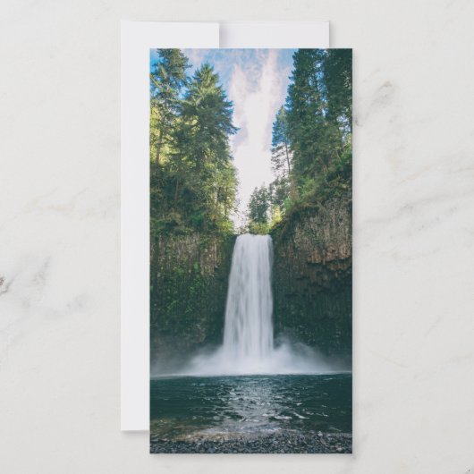 ウォーターフォレストフォト祈りの言葉メモリアルブックマーク (正面)