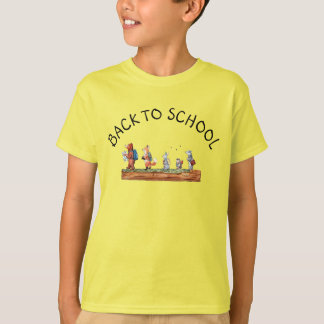 ウォーターフォレストフレンドのバックトゥスクールウォーターカラー Tシャツ