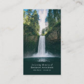 ウォーターフォートクロス記念祈りの言葉カード コーリングカード (正面)