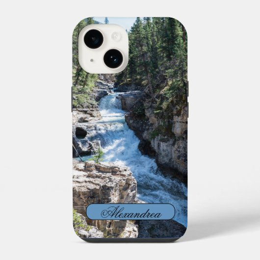 ウォーターフォートスタンレー滝 iPhoneケース (裏面)