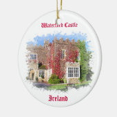 ウォーターフォードの城のオーナメント セラミックオーナメント (左)
