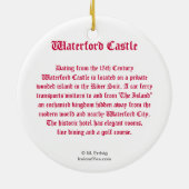 ウォーターフォードの城のオーナメント セラミックオーナメント (裏面)