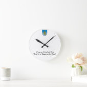 ウォーターフォード時間、カッパとブラのための時間 ラウンド壁時計 (ホーム)