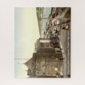 ウォーターフォード都市c1905、Reginaldsタワー及びQuayside ジグソーパズル (縦)