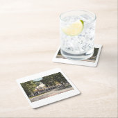 ウォーターフォードCT、コネチカット、イン&コテージポスト スクエアペーパーコースター (インサイチュ)