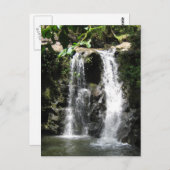 ウォーターフォールのシーンポストカード ポストカード (正面/裏面)