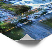 ウォーターフォールアットガ日本のーデン ポスター (角)