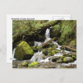 ウォーターフォールアットレイクククキノー ポストカード (正面/裏面)