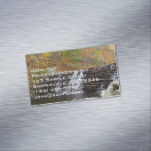 ウォーターフォールアットローレルヒル州パークI マグネット名刺 (インサイチュ)