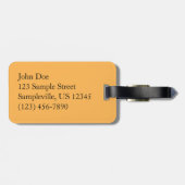 ウォーターフォールアットローレルヒル州パークI ラゲッジタグ (裏面横)