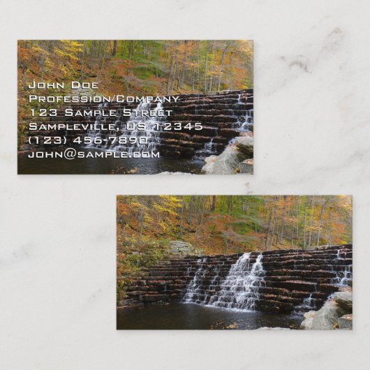 ウォーターフォールアットローレルヒル州パークI 名刺 (正面/裏面)
