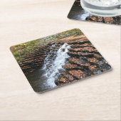 ウォーターフォールアットローレルヒル州パークII スクエアペーパーコースター (アングル)