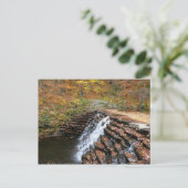 ウォーターフォールアットローレルヒル州パークII ポストカード (スタンド正面)