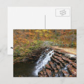 ウォーターフォールアットローレルヒル州パークII ポストカード (正面/裏面)