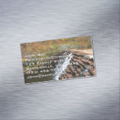 ウォーターフォールアットローレルヒル州パークII マグネット名刺 (インサイチュ)