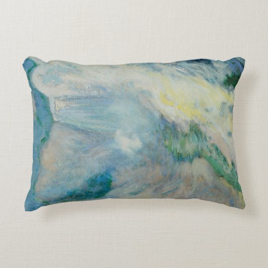 ウォーターフォールイエローストーンbyトワクトマンヴィンテージアート アクセントクッション (正面)