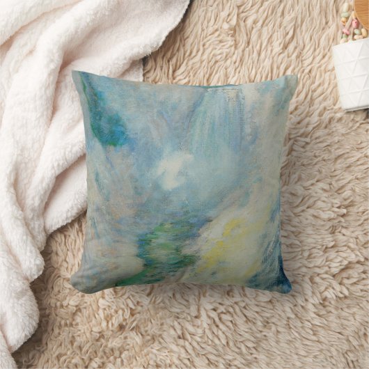 ウォーターフォールイエローストーンbyトワクトマンヴィンテージアート クッション (ブランケット)