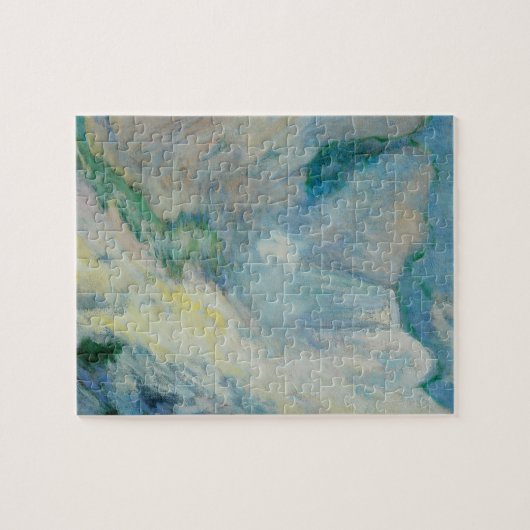 ウォーターフォールイエローストーンbyトワクトマンヴィンテージアート ジグソーパズル (横)
