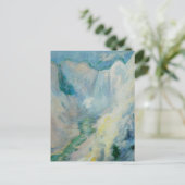 ウォーターフォールイエローストーンbyトワクトマンヴィンテージアート ポストカード (スタンド正面)