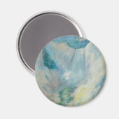 ウォーターフォールイエローストーンbyトワクトマンヴィンテージアート マグネット (正面/裏面)