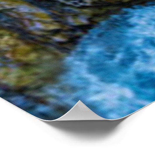 ウォーターフォールウィンバシクラムゴルジュウッドパスバイエルン ポスター (角)