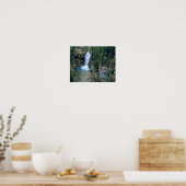 ウォーターフォールオン秋クリークinルイスとクラーク ポスター (キッチン)