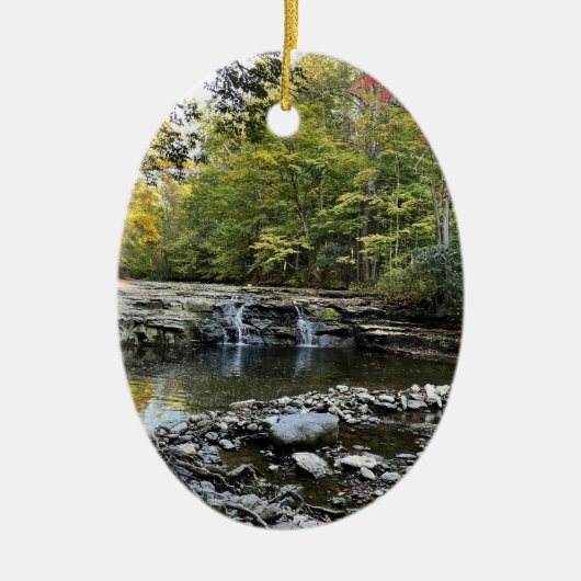 ウォーターフォールオーナメント セラミックオーナメント (正面)