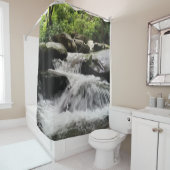 ウォーターフォールカスケード素晴らしスモーキー山脈 シャワーカーテン (インサイチュ)