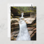 ウォーターフォールサバデーホワイトマウンテンズ写真 ポストカード (正面/裏面)