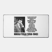 ウォーターフォールサンズエナジーテスラ引用文 デスクマット (正面)