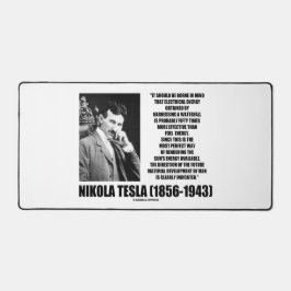 ウォーターフォールサンズエナジーテスラ引用文 デスクマット