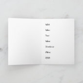 ウォーターフォールズカード招待状 招待状 (内部)