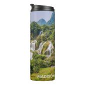 ウォーターフォールズ名前をカスタムするタンブラー タンブラー (回転右)