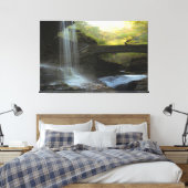 ウォーターフォールズ自然くつろぎホームオフィス写真6 キャンバスプリント (インサイチュ (寝室))