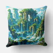 ウォーターフォールツリーキングダムドリーム クッション (裏面)
