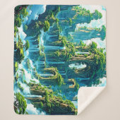 ウォーターフォールツリーキングダムドリーム シェルパブランケット (正面)