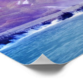 ウォーターフォールトロピカーナプリント ポスター (角)