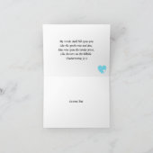 ウォーターフォールドクリスチャンエイターカード サンキューカード (内部)