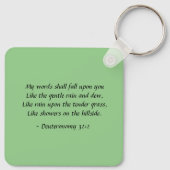 ウォーターフォールドクリスチャンカスタムキーチェーン キーホルダー (裏面)