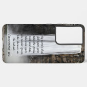 ウォーターフォールドクリスチャンサムスンケース SAMSUNG GALAXYケース (裏面横)