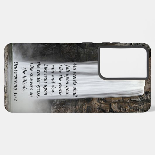 ウォーターフォールドクリスチャンサムスンケース SAMSUNG GALAXYケース (裏面横)