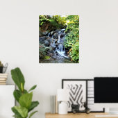 ウォーターフォールドヴァンデュセンボタニックガーデンバンクーバー ポスター (ホームオフィス)