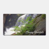 ウォーターフォールノースカロライナ山の風景 デスクマット (正面)